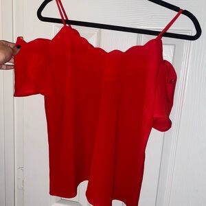 Cold shoulder blouse